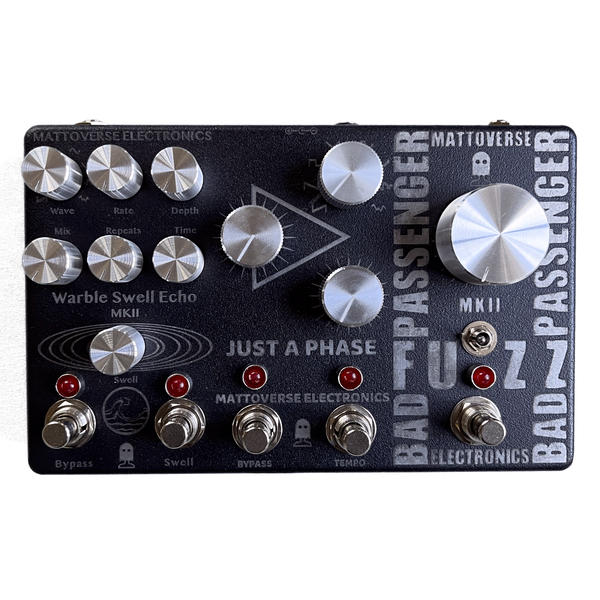 Mattoverse WarbleSwellBadPassengerFuzzPhaseEcho - Engraved Black Texture