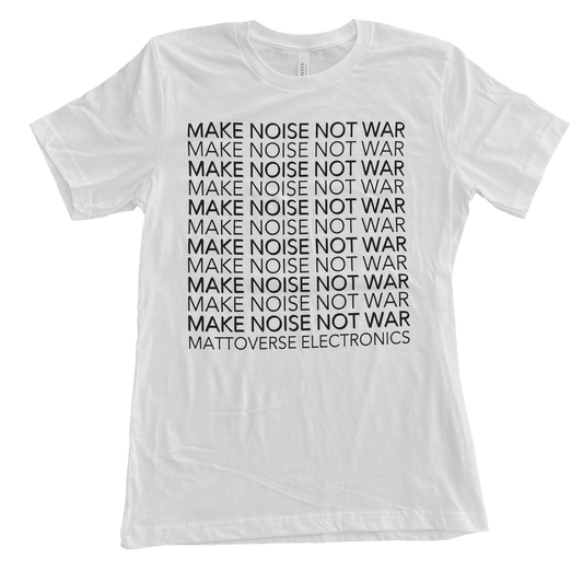 Mattoverse Make Noise Not War T-Shirt (Unisex) - Pink