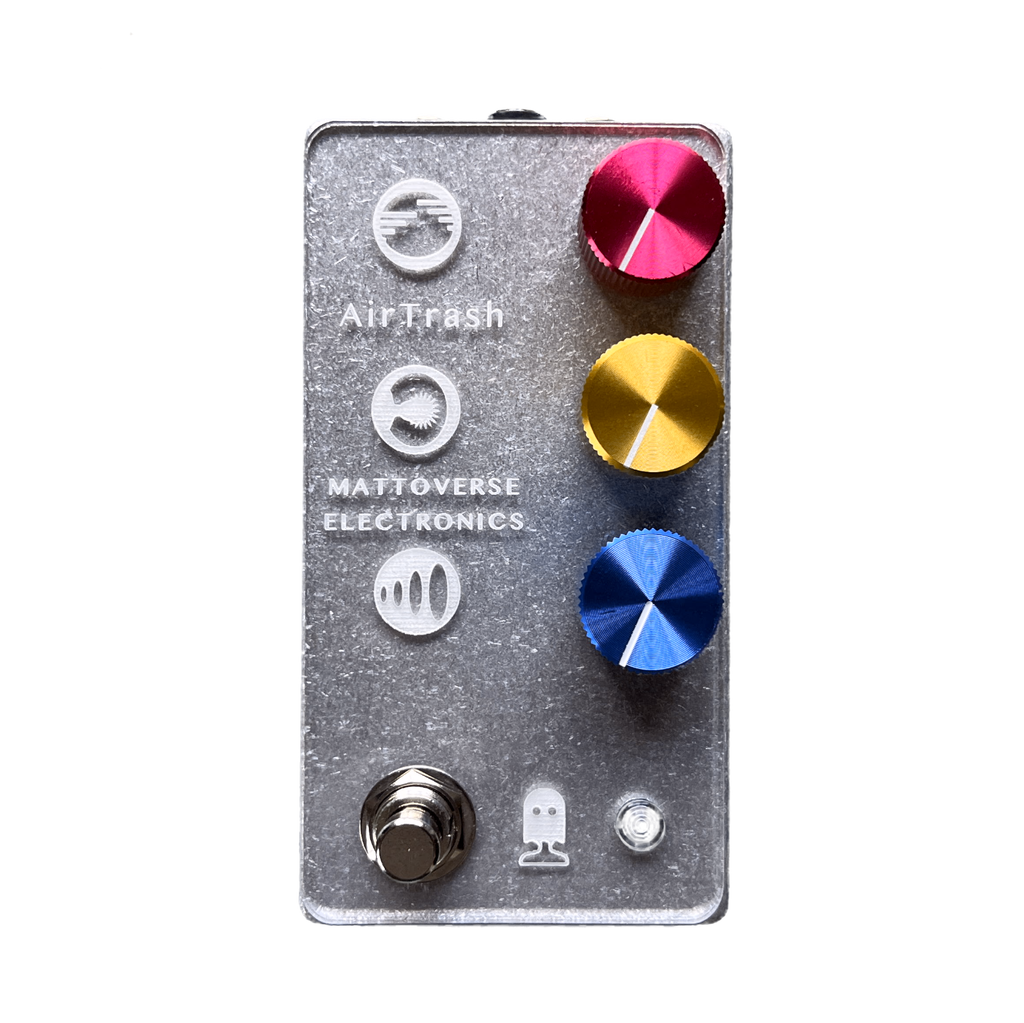 Mattoverse AirTrash - Engraved Clear Acrylic Faceplate (Green LED)