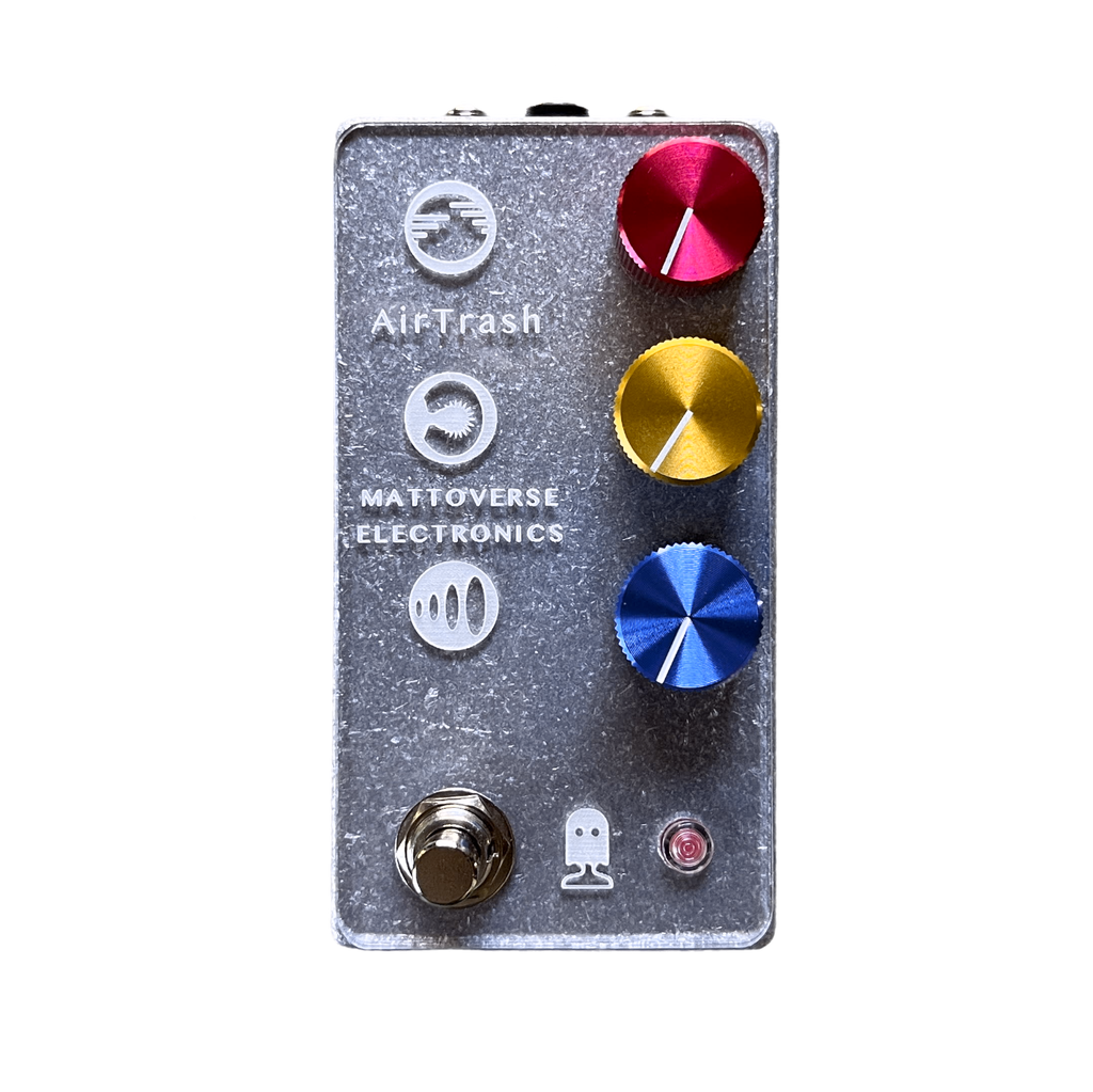 Mattoverse AirTrash - Engraved Clear Acrylic Faceplate (Pink LED)