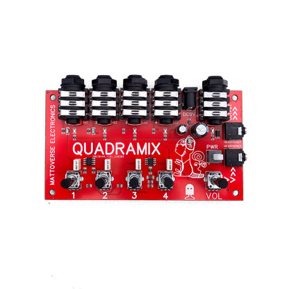 Mattoverse QuadraMix Bare - Mini Mixer/Headphone Amp