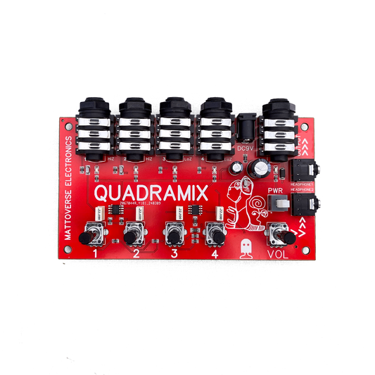 Mattoverse QuadraMix Bare - Mini Mixer/Headphone Amp