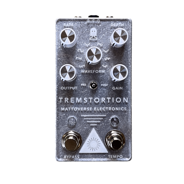 Mattoverse TremStortion - Engraved Clear Acrylic Faceplate (Green LEDs)