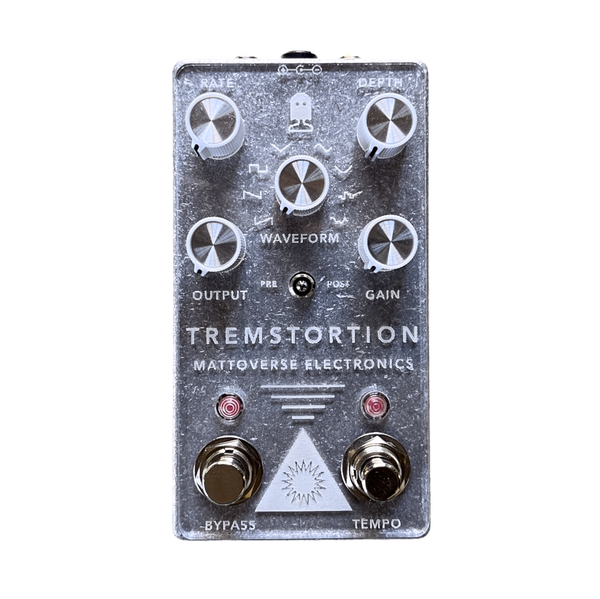 Mattoverse TremStortion - Engraved Clear Acrylic Faceplate (Pink LEDs)