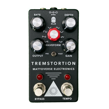 Mattoverse TremStortion - Engraved Clear Acrylic Faceplate (Pink LEDs)