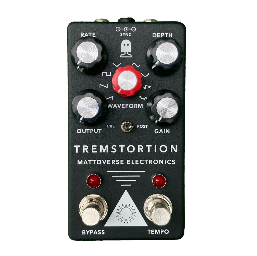 Mattoverse TremStortion - Engraved Clear Acrylic Faceplate (Pink LEDs)