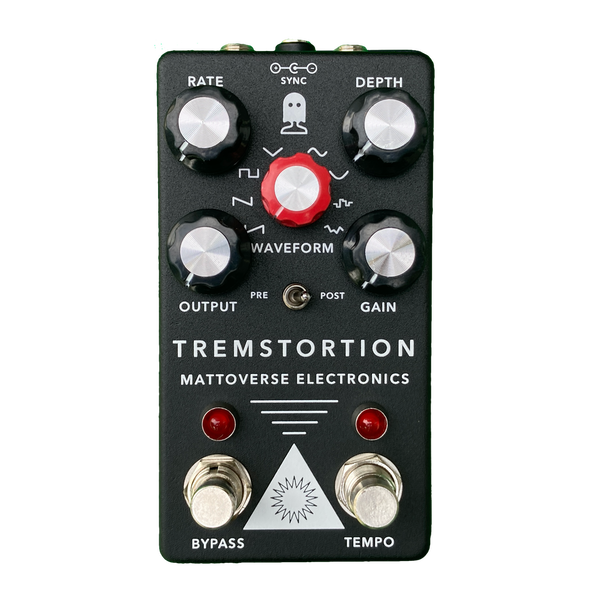 Mattoverse TremStortion - Engraved Clear Acrylic Faceplate (Pink LEDs)
