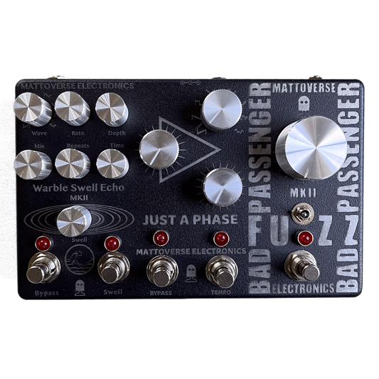 Mattoverse WarbleSwellBadPassengerFuzzPhaseEcho - Engraved Black Texture