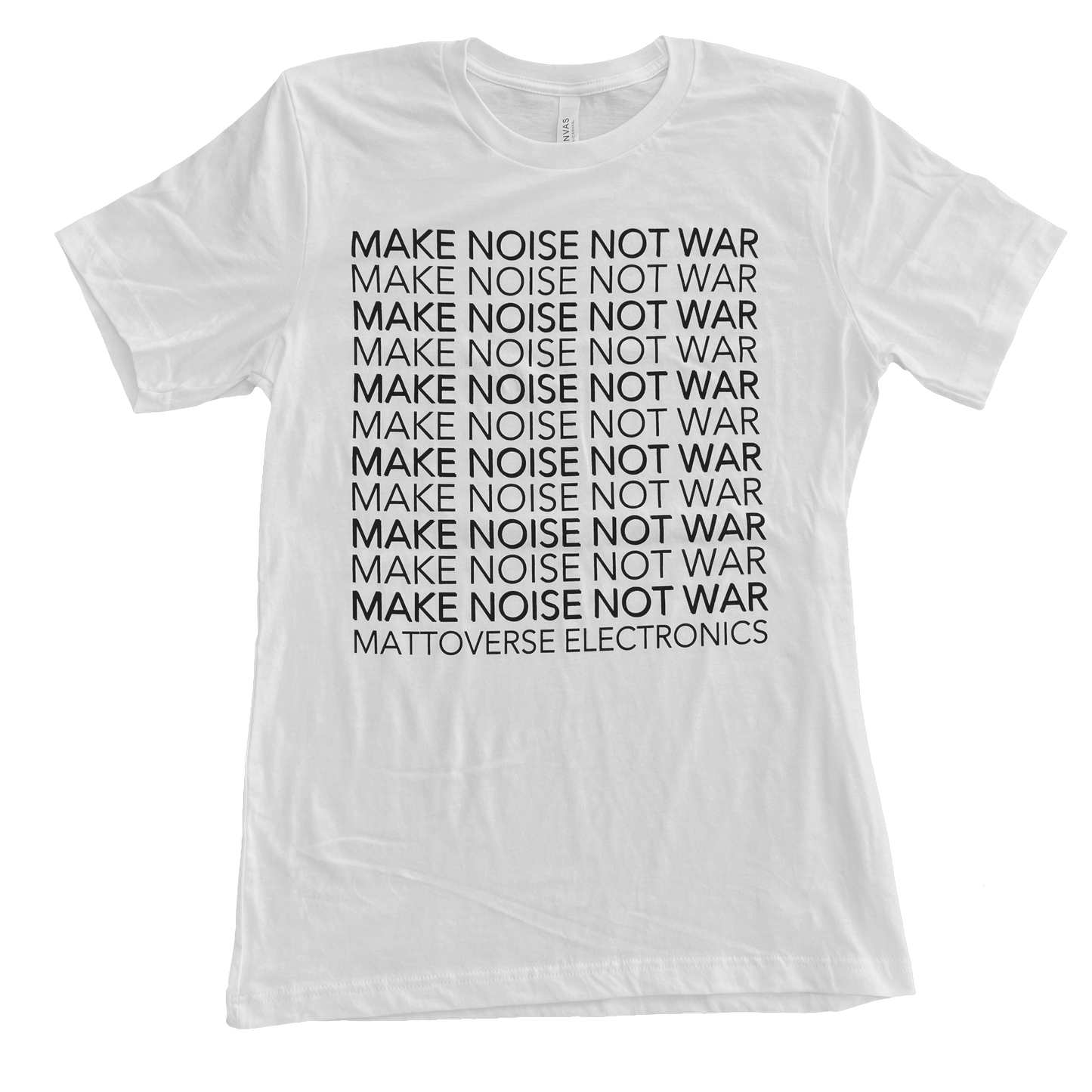Mattoverse Make Noise Not War T-Shirt (Unisex) - Pink