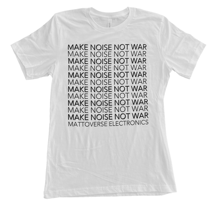 Mattoverse Make Noise Not War T-Shirt (Unisex) - Pink